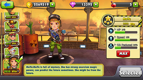 Zombie shooter: My date with a vampire. Zombie.io screenshot 3