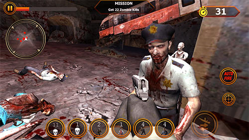 Zombie sniper counter shooter: Last man survival screenshot 2