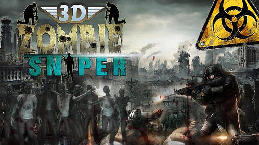 Zombie sniper shooting 3D poster