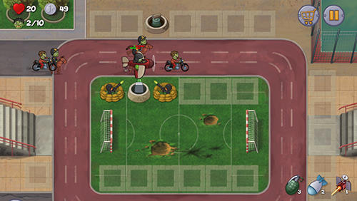 Zombie town defense screenshot 1