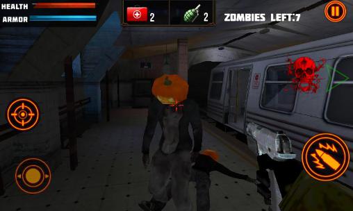 Zombies Halloween warfare 3D screenshot 2