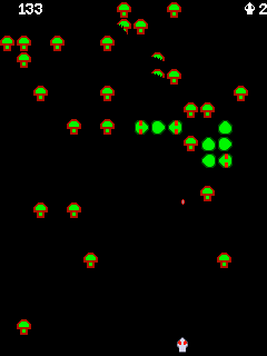 Centipede - java game for mobile. Centipede free download.