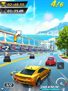 Motor Cycle Racing Java Game 128*160