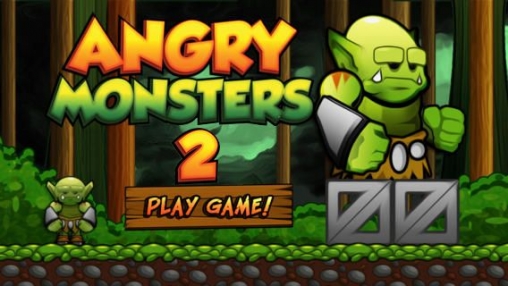 angry monsters space drop