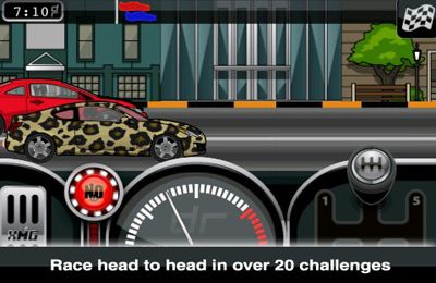 pro drag racing handheld game