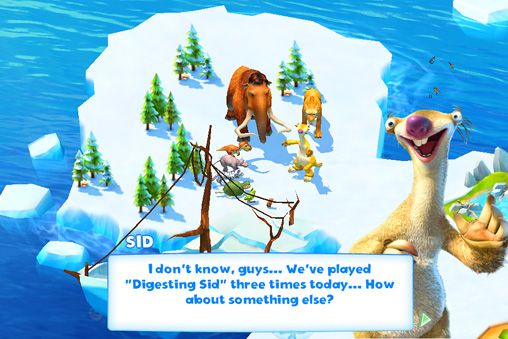 how to reset ice age adventures game on iphone