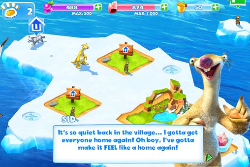 ice age adventures game how to get acorns on android
