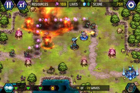 Tower defense: Lost Earth iPhone game - free. Download ipa for iPad ...