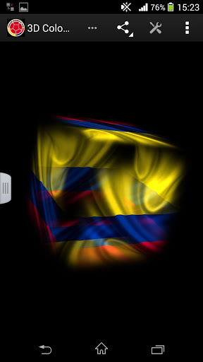 3D Colombia football live wallpaper for Android. 3D Colombia football free  download for tablet and phone.