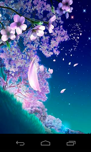 3D sakura magic für Android spielen. Live Wallpaper 3D Zauberhafte Sakura kostenloser Download.