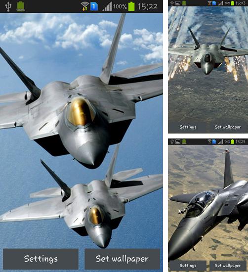 Kostenloses Android-Live Wallpaper Air Force. Vollversion der Android-apk-App Air force für Tablets und Telefone.