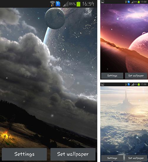 Zusätzlich zum Live Wallpaper Photo Aquarium für Android Mobiltelefone und Tablets, können Sie auch Alien worlds, Außerirdische Welten kostenlos herunterladen.
