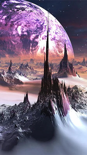 Screenshots of the Alien worlds by Forever WallPapers for Android tablet, phone.