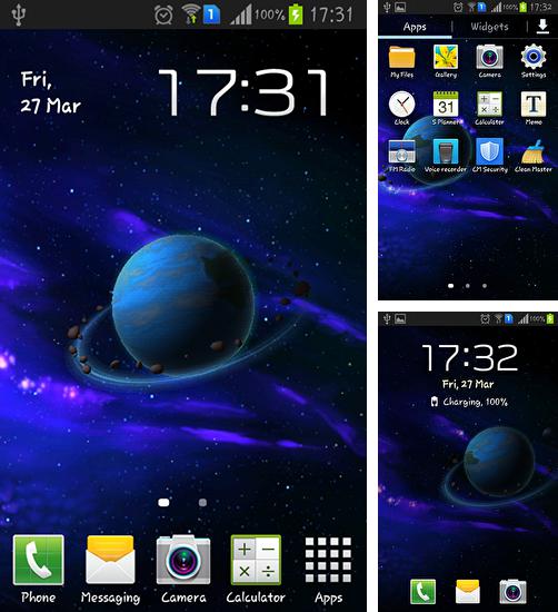 Kostenloses Android-Live Wallpaper Andromeda. Vollversion der Android-apk-App Andromeda für Tablets und Telefone.