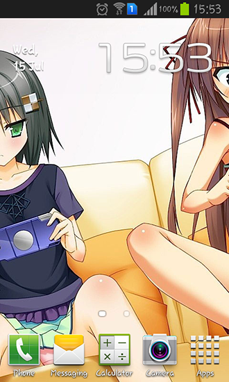 Descargar Anime girl para Android gratis. El fondo de pantalla animados Chicas  anime en Android.