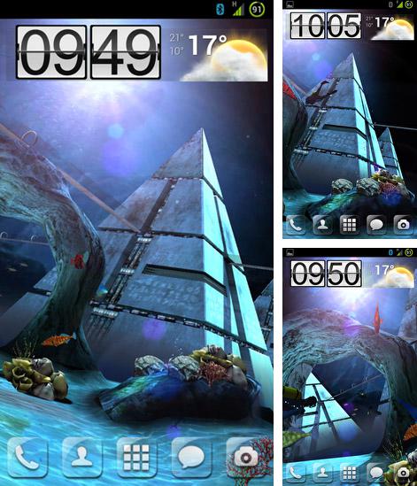 Kostenloses Android-Live Wallpaper Atlantis 3D Pro. Vollversion der Android-apk-App Atlantis 3D pro für Tablets und Telefone.