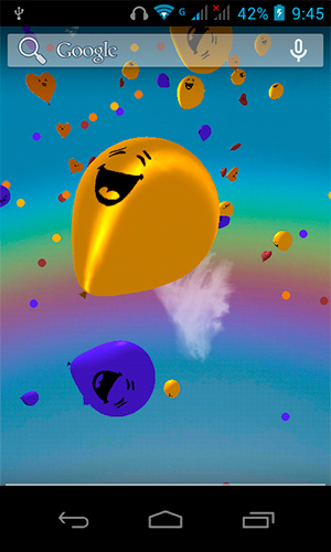 Screenshots of the Balls 3D for Android tablet, phone.