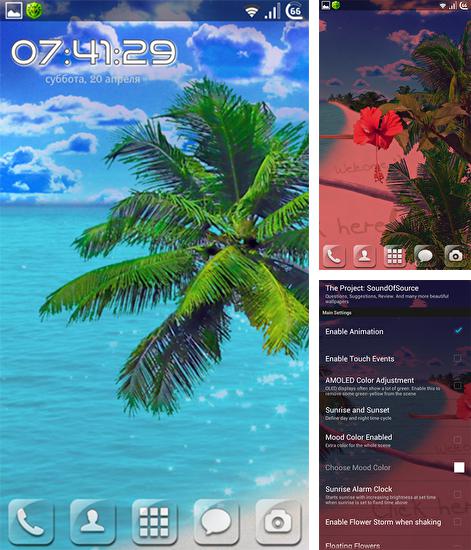 Download live wallpaper Beach for Android. Get full version of Android apk livewallpaper Beach for tablet and phone.