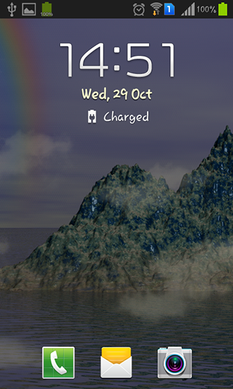 Écrans de Beautiful mountains pour tablette et téléphone Android.