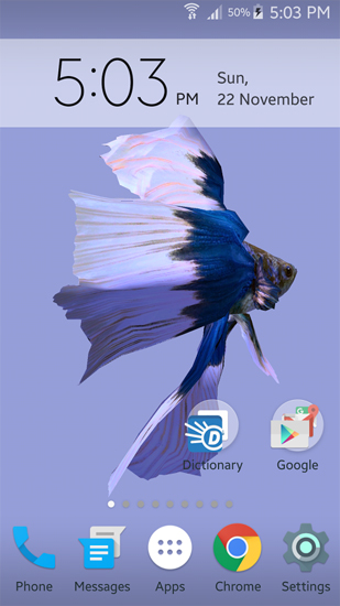 Betta Fish 3D für Android spielen. Live Wallpaper Betta Fisch 3D kostenloser Download.