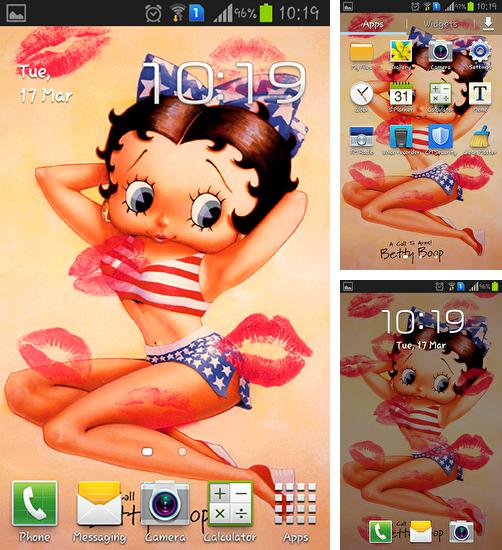 Kostenloses Android-Live Wallpaper Betty Boop. Vollversion der Android-apk-App Betty Boop für Tablets und Telefone.