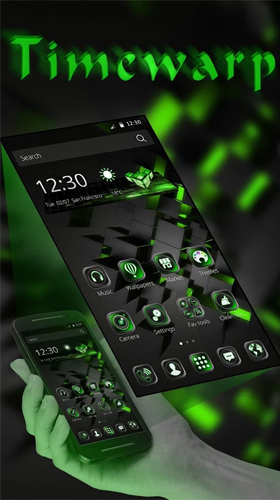 Kostenloses Android-Live Wallpaper Schwarze Technologie. Vollversion der Android-apk-App Black technology für Tablets und Telefone.