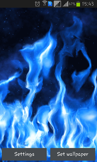 Blue flame