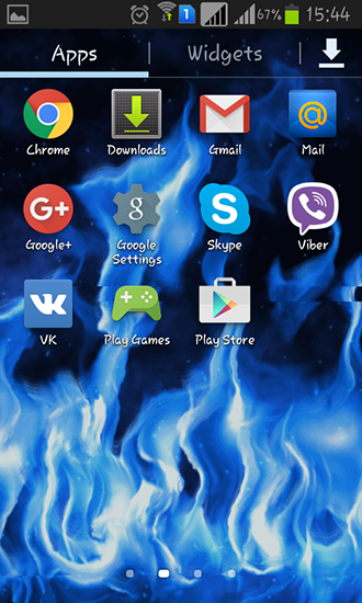 玩安卓版Blue flame。免费下载动态壁纸。