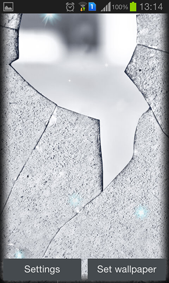 Screenshots of the Broken glass for Android tablet, phone.