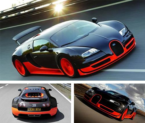 Kostenloses Android-Live Wallpaper Bugatti Veyron 3D. Vollversion der Android-apk-App Bugatti Veyron 3D für Tablets und Telefone.
