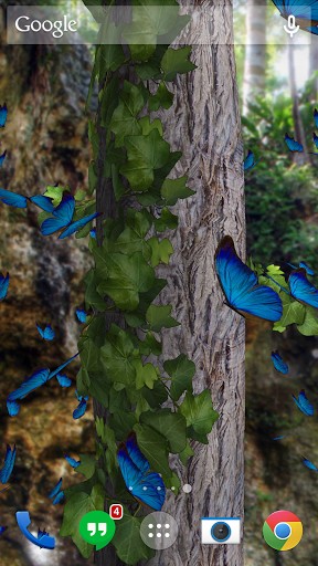 Butterflies 3D für Android spielen. Live Wallpaper Schmetterlinge 3D kostenloser Download.