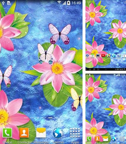 Butterflies by Amax LWPS - бесплатно скачать живые обои на Андроид телефон или планшет.