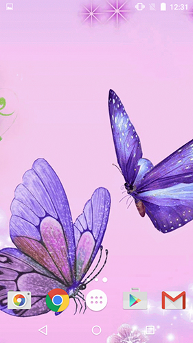 Descarga gratuita fondos de pantalla animados Mariposa  para Android. Consigue la versión completa de la aplicación apk de Butterfly by Fun Live Wallpapers para tabletas y teléfonos Android.
