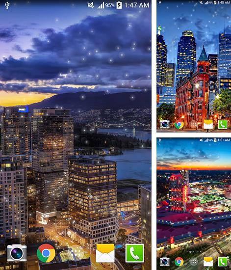 Download live wallpaper Canada night for Android. Get full version of Android apk livewallpaper Canada night for tablet and phone.