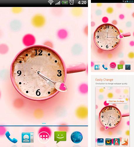Kostenloses Android-Live Wallpaper Cappuccino. Vollversion der Android-apk-App Cappuccino für Tablets und Telefone.
