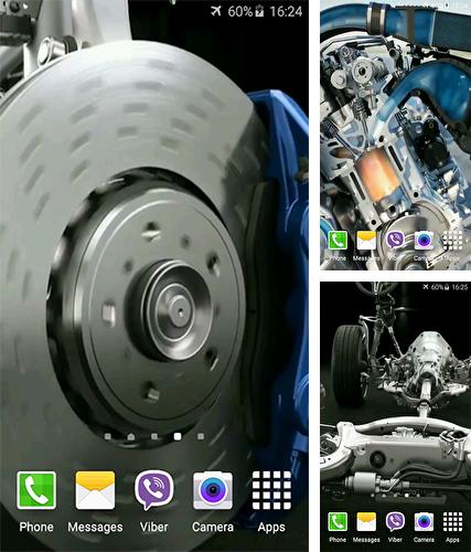 Kostenloses Android-Live Wallpaper Auto Technologie 3D. Vollversion der Android-apk-App Car technology 3D für Tablets und Telefone.