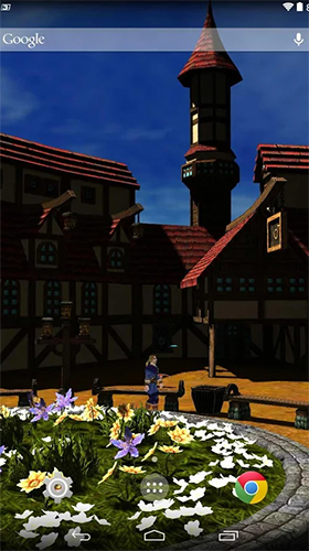 Cartoon village 3D