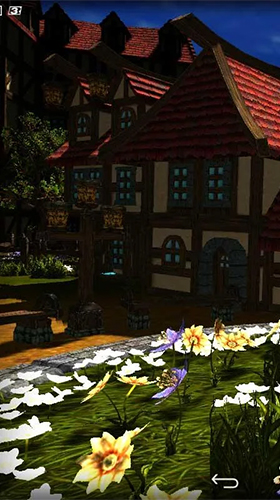 Скриншот Cartoon village 3D. Скачать живые обои на Андроид планшеты и телефоны.