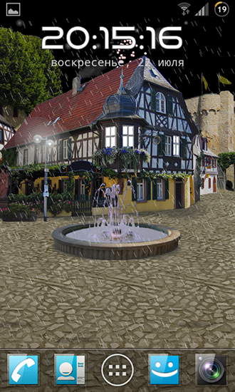 Screenshots of the Castle square for Android tablet, phone.