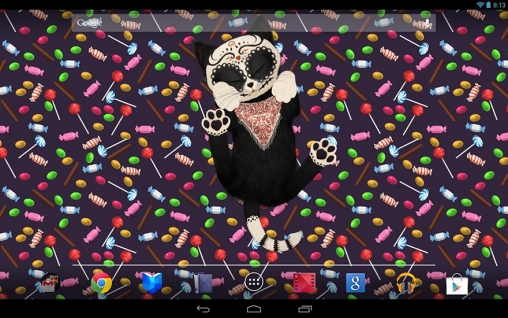 Screenshots of the Cat HD for Android tablet, phone.
