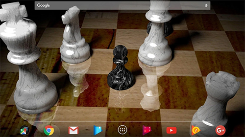 Chess 3D para Android baixar grátis. O papel de parede animado Xadrez 3D de  Android.