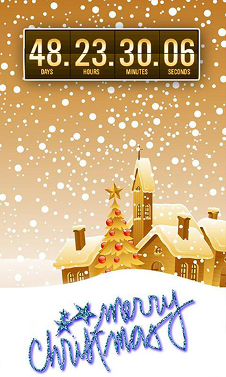Screenshots of the Christmas: Countdown for Android tablet, phone.