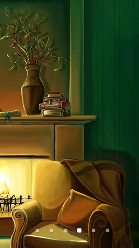 Christmas fireplace by Amax LWPS - скачати безкоштовно живі шпалери для Андроїд на робочий стіл.