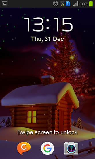 Screenshots of the Christmas HD by Haran for Android tablet, phone.