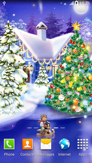 Screenshots of the Christmas ice rink for Android tablet, phone.