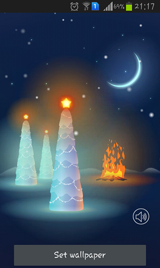 Descargar Christmas snow para Android gratis. El fondo de pantalla animados  Nieve de Navidad en Android.