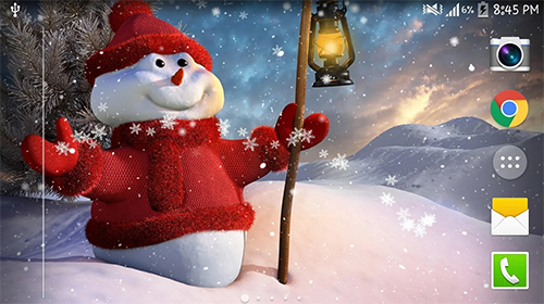 Christmas snow by Live wallpaper HD