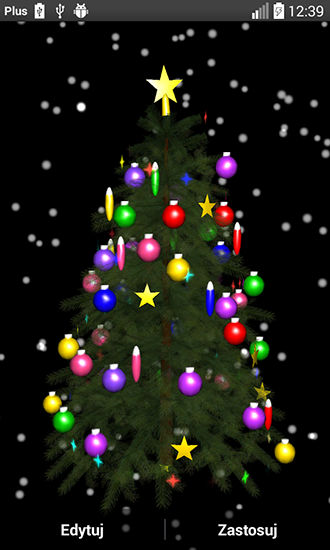Télécharger le fond d'écran animé gratuit Arbre de Noël 3D. Obtenir la version complète app apk Android Christmas tree 3D by Zbigniew Ross pour tablette et téléphone.