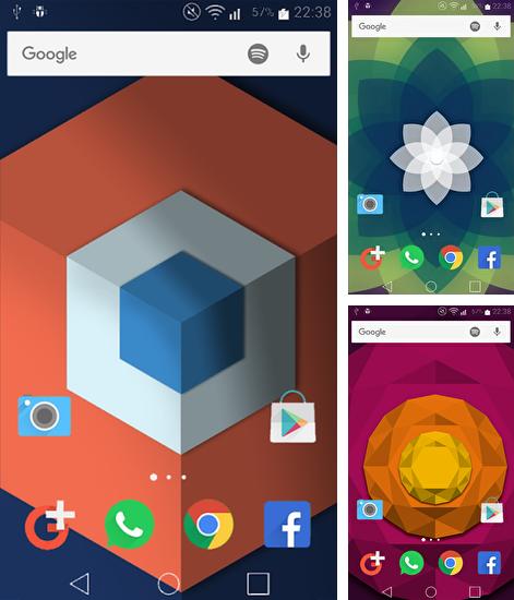 Kostenloses Android-Live Wallpaper Chrooma Float. Vollversion der Android-apk-App Chrooma Float für Tablets und Telefone.