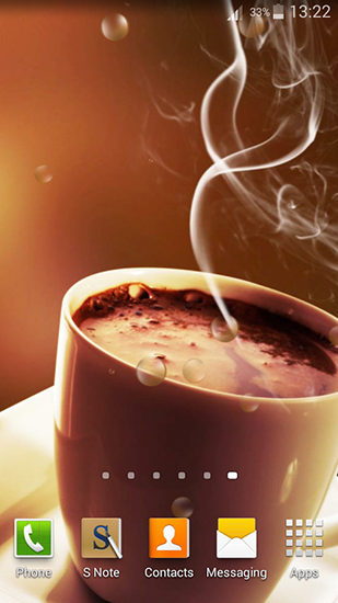 Coffee für Android spielen. Live Wallpaper Kaffee kostenloser Download.